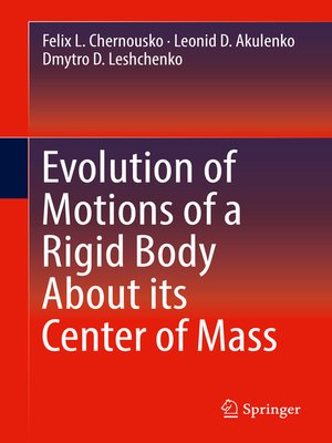 cover image of Evolution of Motions of a Rigid Body About its Center of Mass